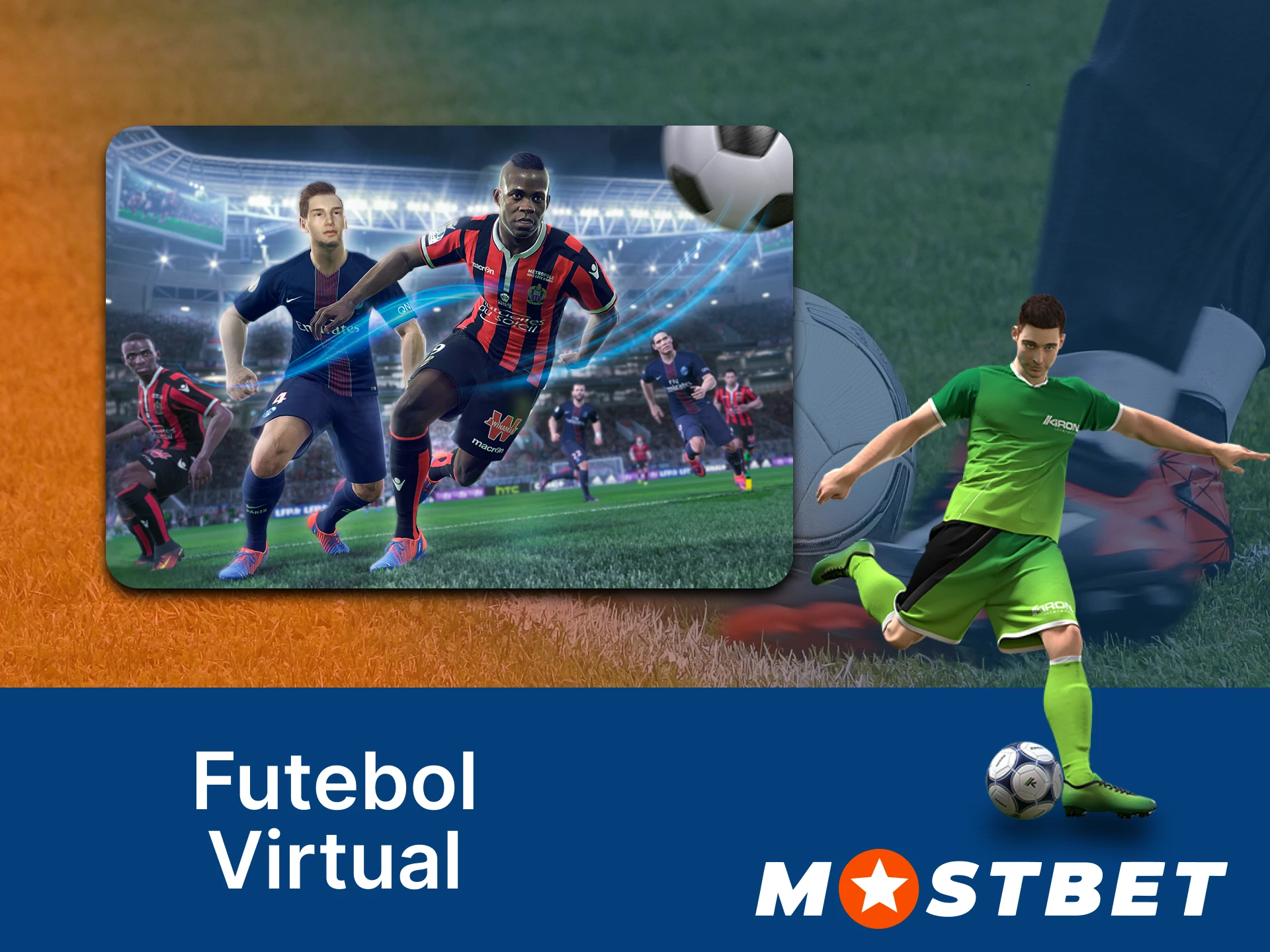 Na Mostbet, você pode fazer apostas em eventos esportivos virtuais gerados para você.