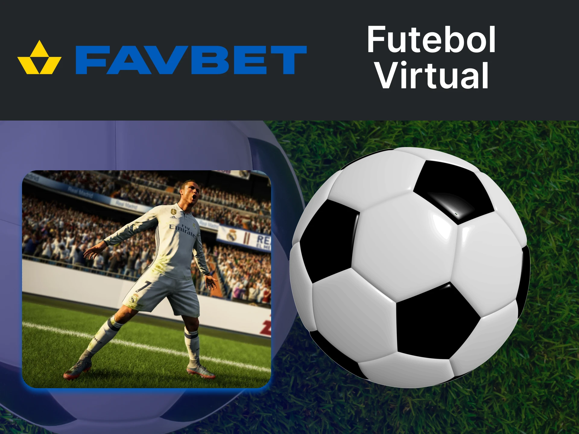 Escolha o futebol virtual para apostar no Favbet.