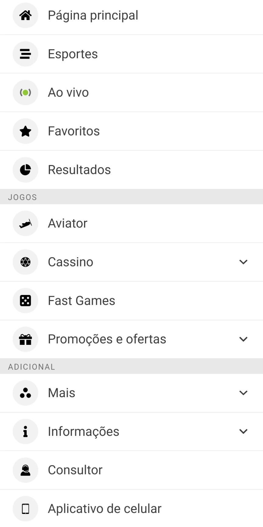 Acesse o menu do site da Melbet para baixar o aplicativo iOS.