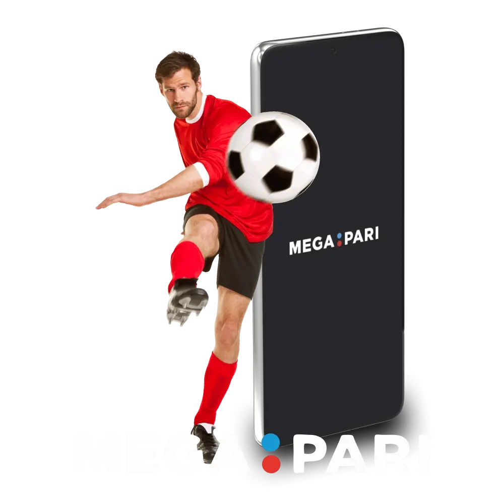 Para apostar em futebol, escolha o app Megapari.