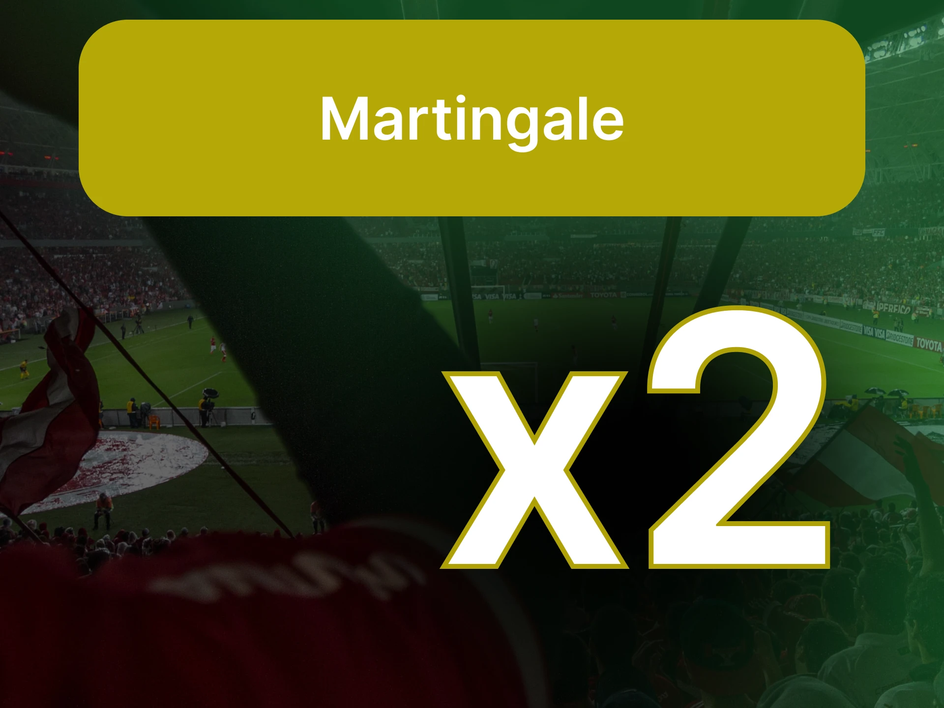 Para apostar no futebol, escolha um dos sistemas de apostas "Martingale".