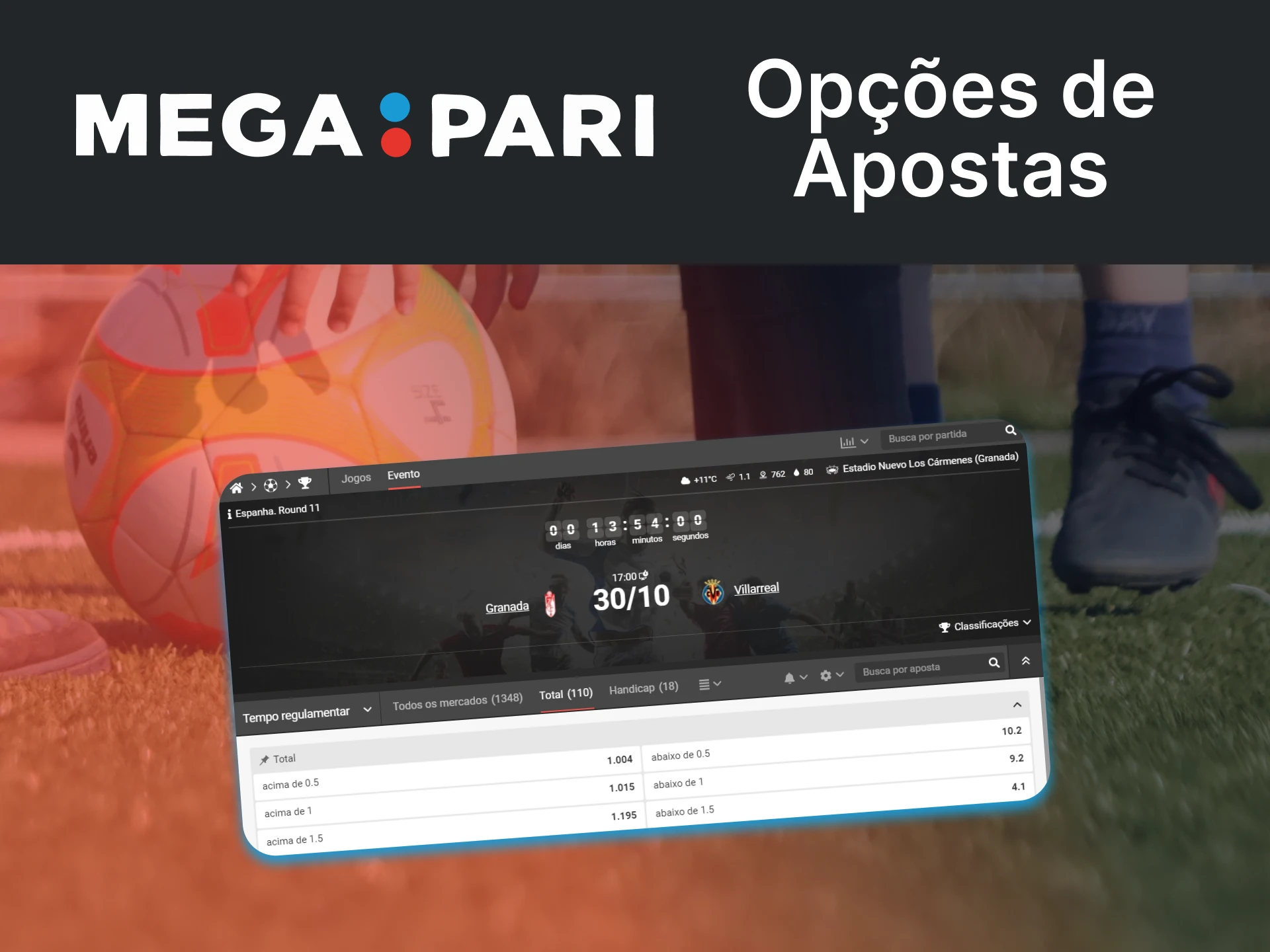 Conheça as oportunidades de apostas na Megapari.