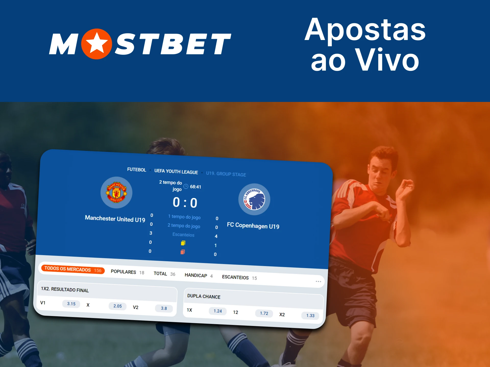 Aposte em esportes ao vivo na Mostbet.