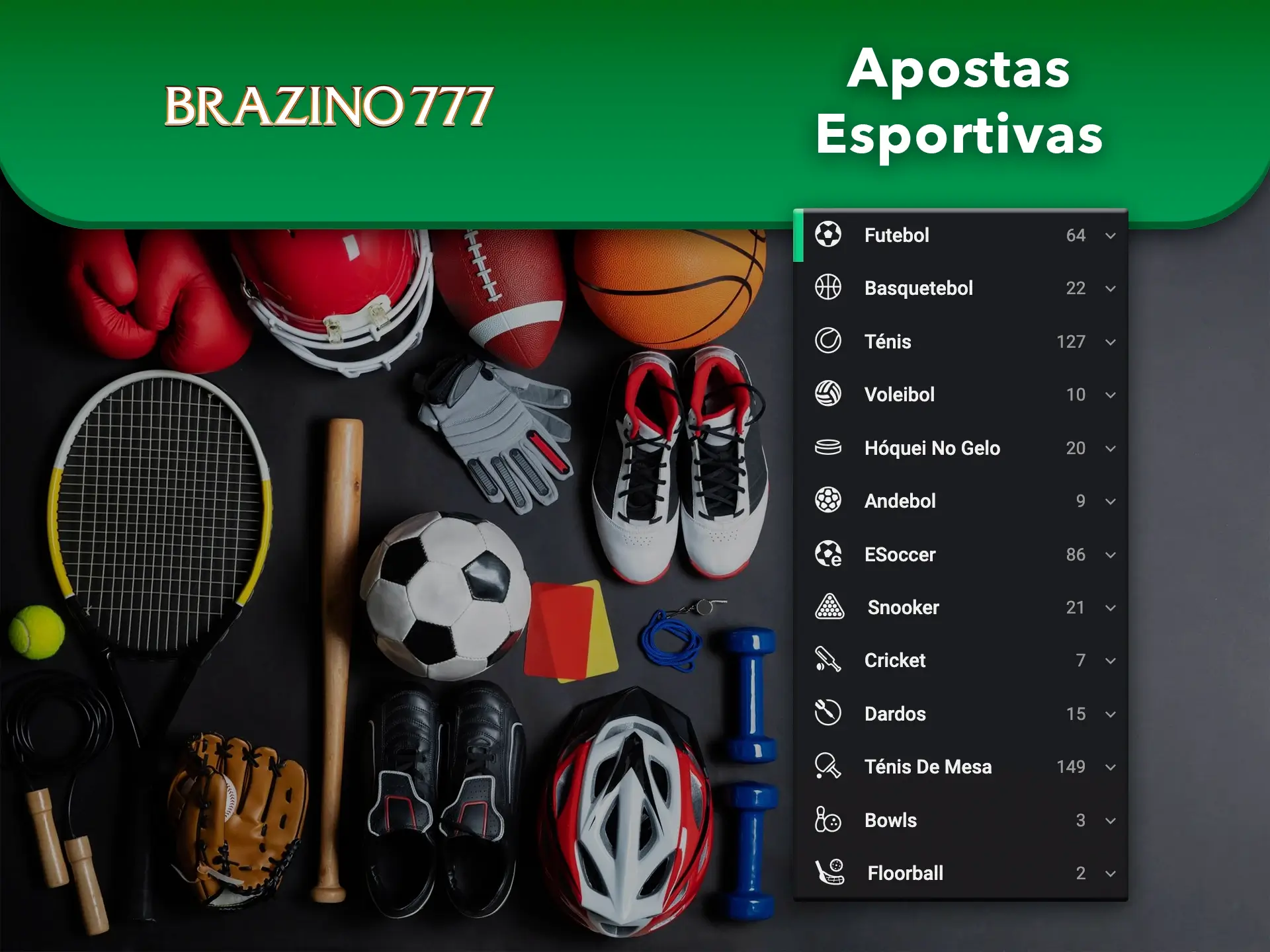 A vasta gama de modalidades desportivas disponíveis no Brazino777 não deixará nenhum fã de desporto aborrecido.