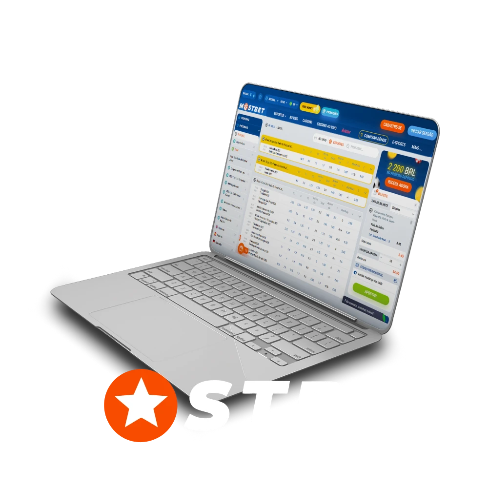 Escolha a Mostbet para apostas esportivas.